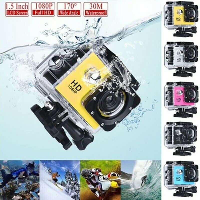 mini Action Camera Ultra HD 4K Waterproof Sports Camera Outdoor Riding Camera Driving Recorder Action Camera for Sports